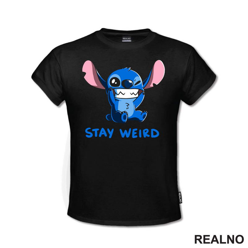 Stič - Stay Weird - Crtani Filmovi - Majica