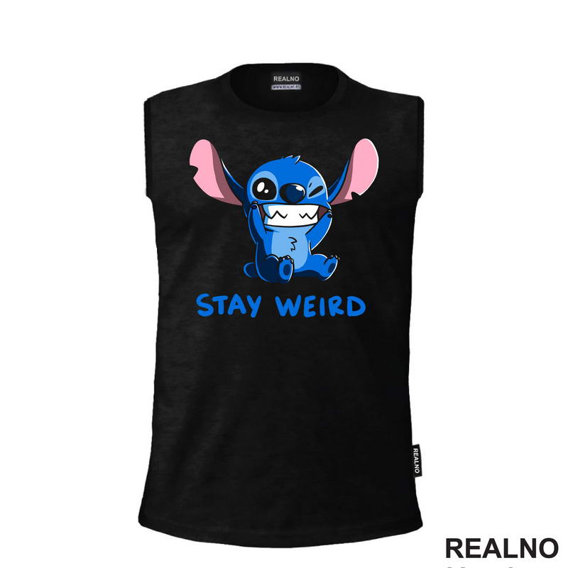 Stič - Stay Weird - Crtani Filmovi - Majica
