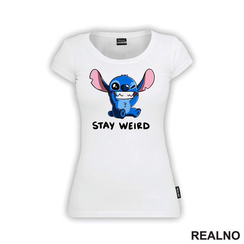 Stič - Stay Weird - Crtani Filmovi - Majica