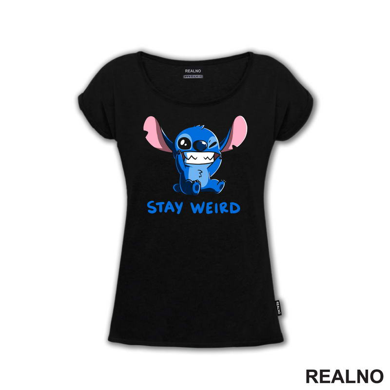 Stič - Stay Weird - Crtani Filmovi - Majica