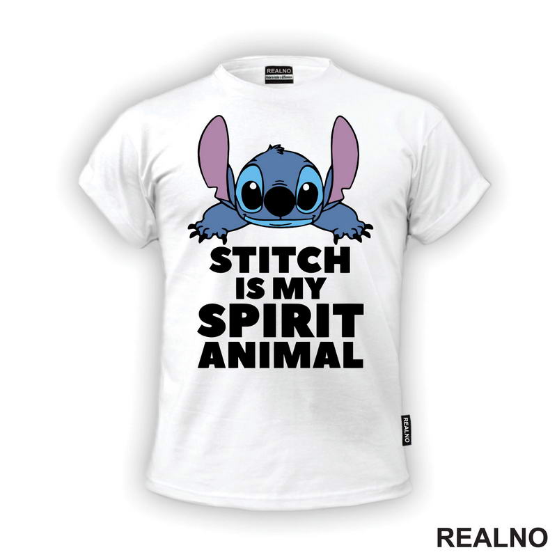 Stitch Is My Spiritual Animal - Crtani Filmovi - Majica