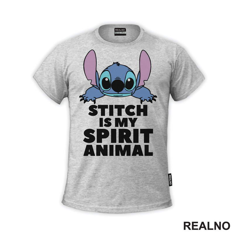 Stitch Is My Spiritual Animal - Crtani Filmovi - Majica