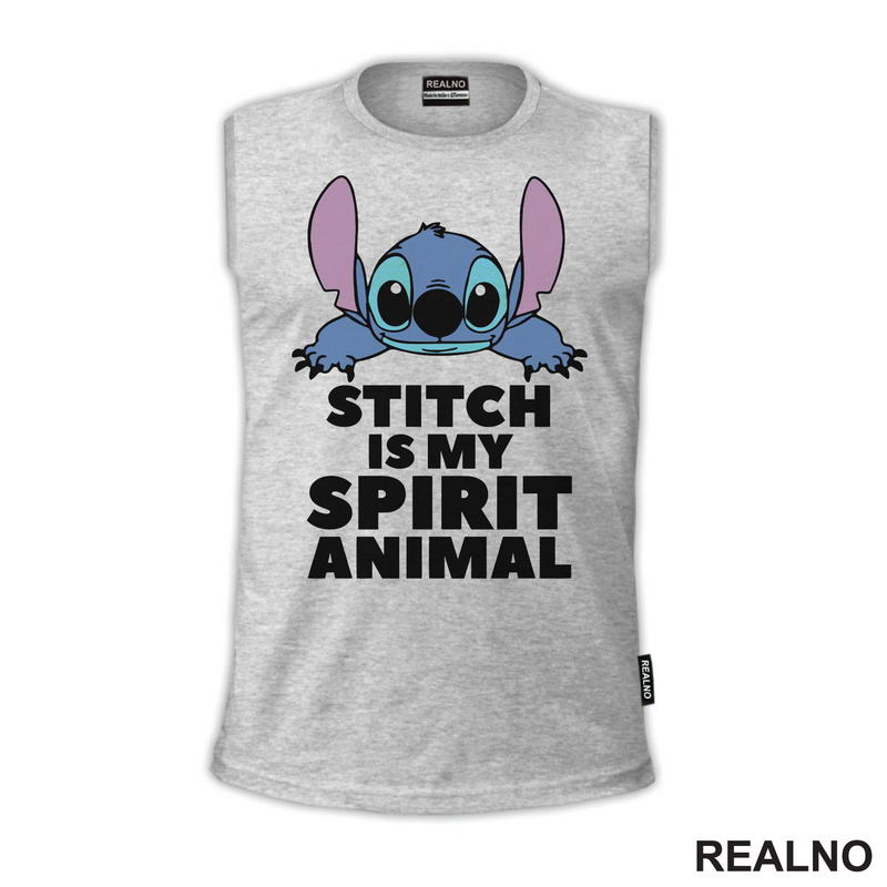 Stitch Is My Spiritual Animal - Crtani Filmovi - Majica