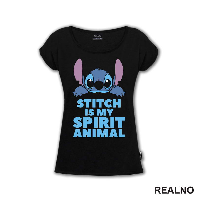 Stitch Is My Spiritual Animal - Crtani Filmovi - Majica