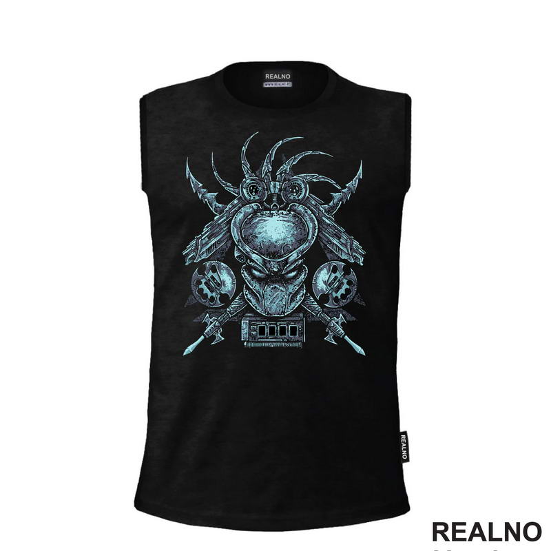 Blue And Grey Dots - Predator - Majica