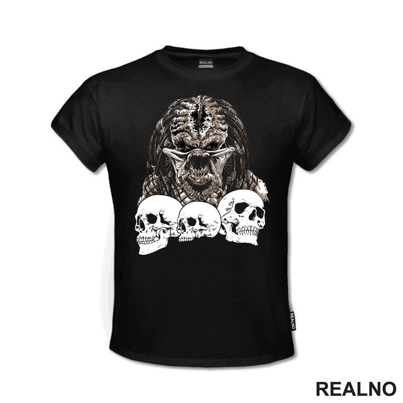 Skulls And Brown - Predator - Majica