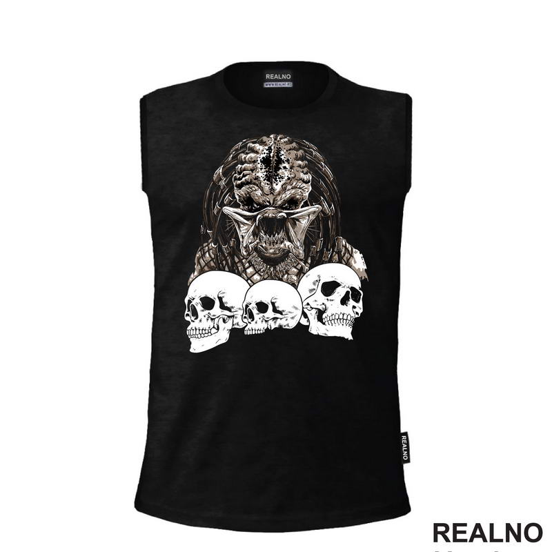 Skulls And Brown - Predator - Majica