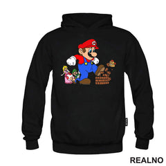 Mario ruši blok - Super Mario - Majica