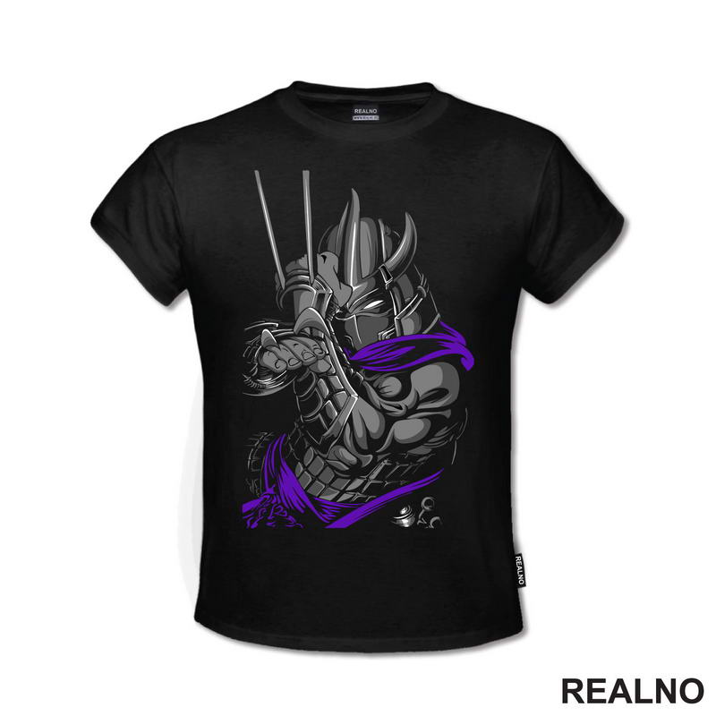 Grey And Purple Shredder - Šreder - Nindža Kornjače - Majica