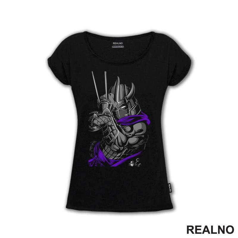 Grey And Purple Shredder - Šreder - Nindža Kornjače - Majica