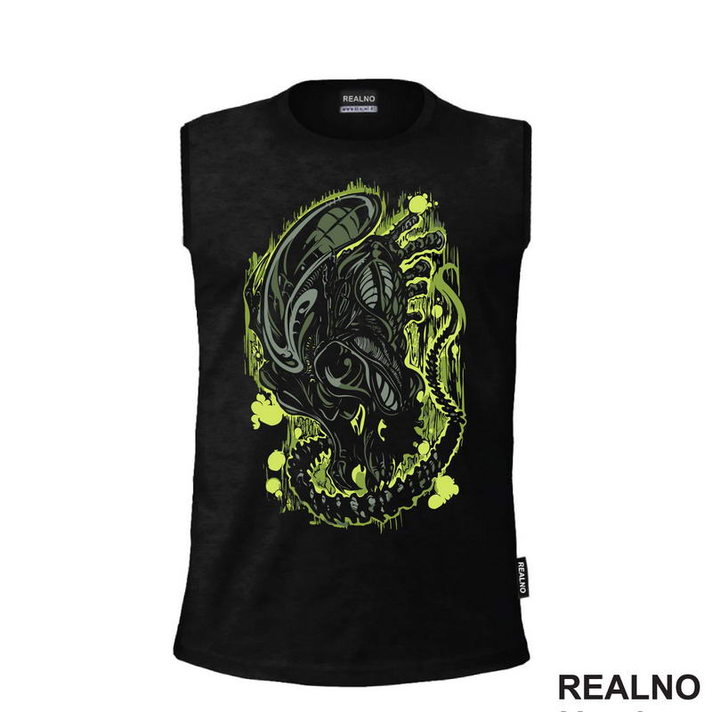 Radioactive Green - Alien - Majica
