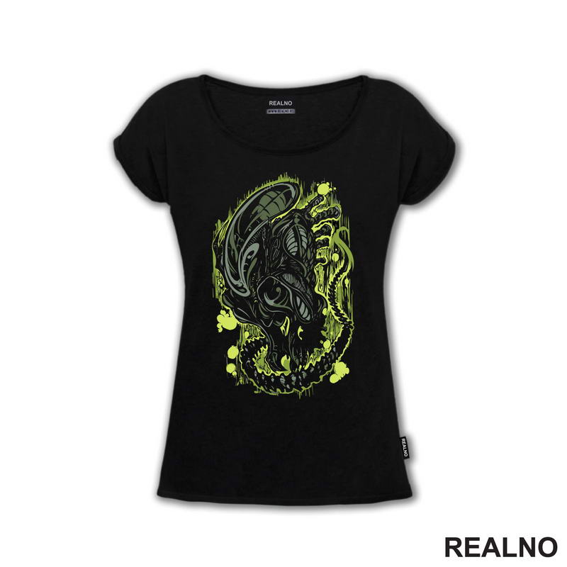 Radioactive Green - Alien - Majica