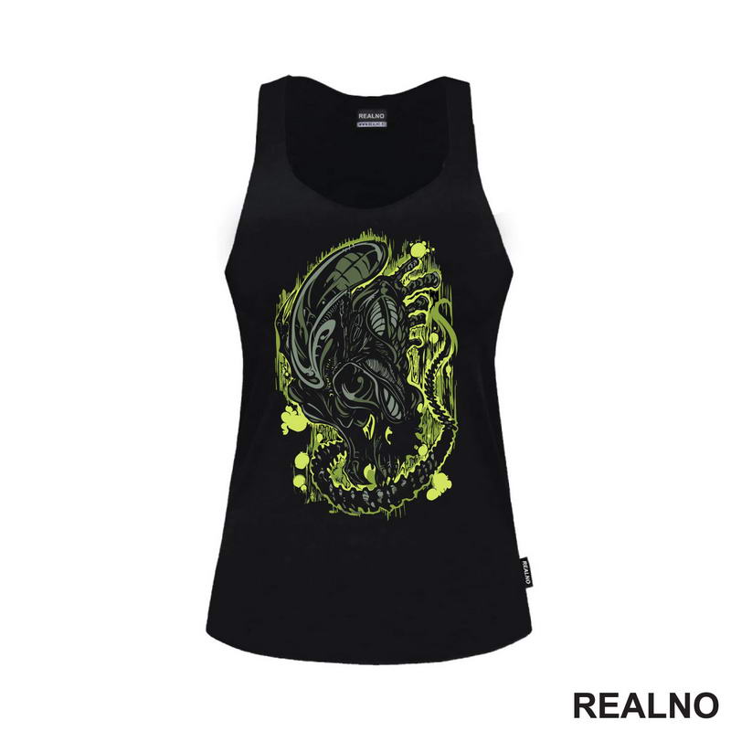Radioactive Green - Alien - Majica
