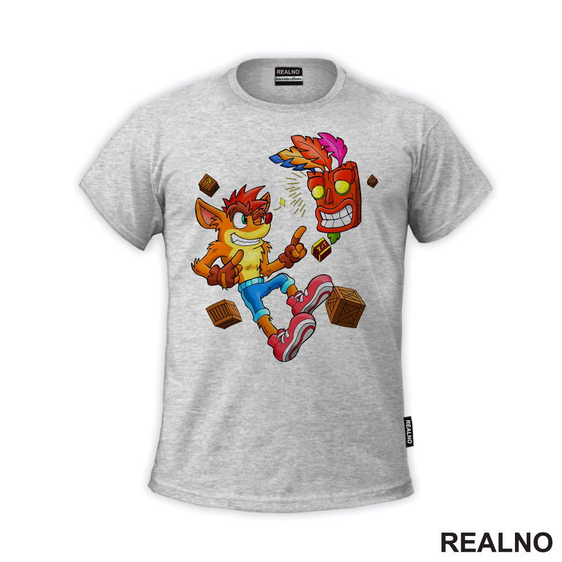 Cool - Crash Bandicoot - Majica