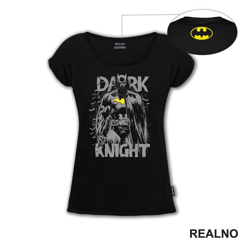 Grey Dark Knight - Batman - Majica