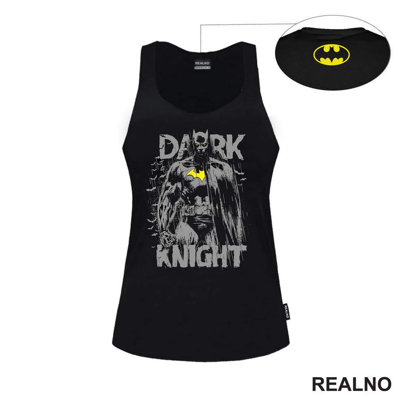Grey Dark Knight - Batman - Majica