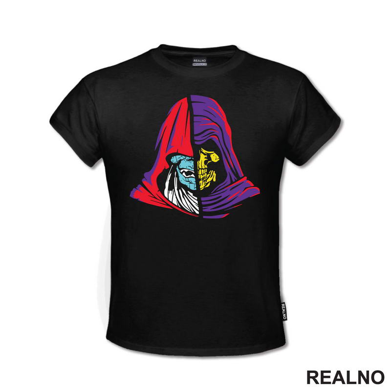 Half Mumm-Ra Half Skeletor - Masters of the Universe - Majica