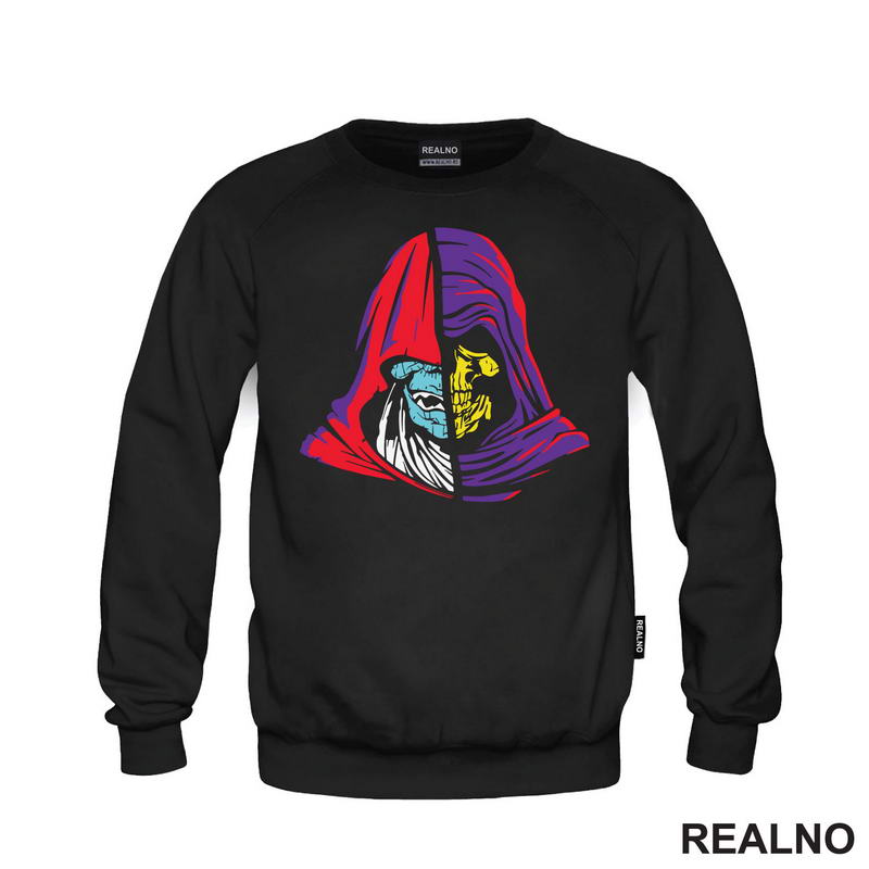 Half Mumm-Ra Half Skeletor - Masters of the Universe - Majica