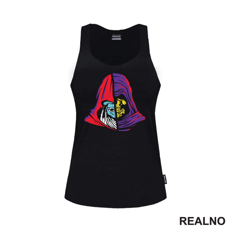 Half Mumm-Ra Half Skeletor - Masters of the Universe - Majica