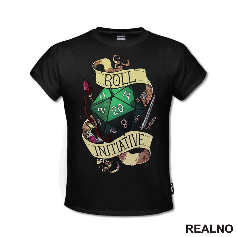Roll Initiative - D&D - Dungeons And Dragons - Majica