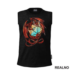 Dice And Dragon - D&D - Dungeons And Dragons - Majica