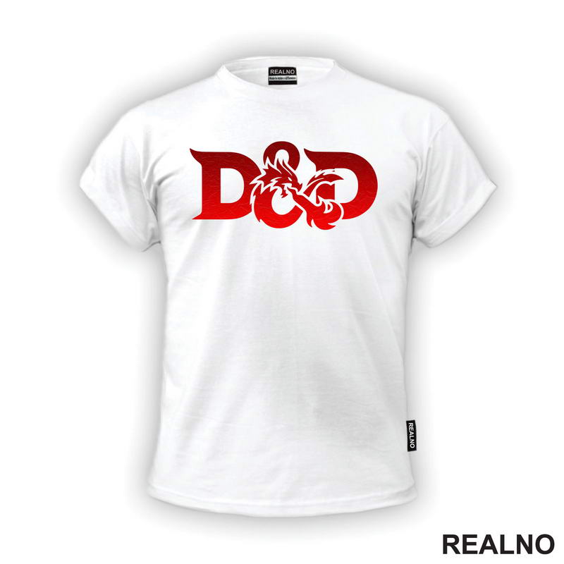 Red Logo - Spitting Fire - D&D - Dungeons And Dragons - Majica