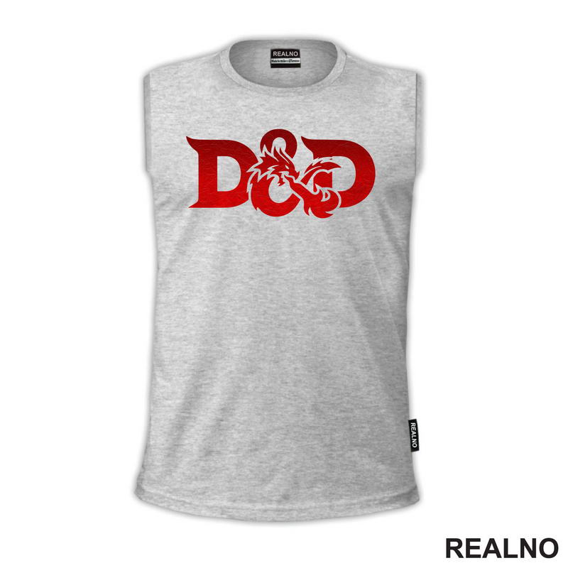 Red Logo - Spitting Fire - D&D - Dungeons And Dragons - Majica