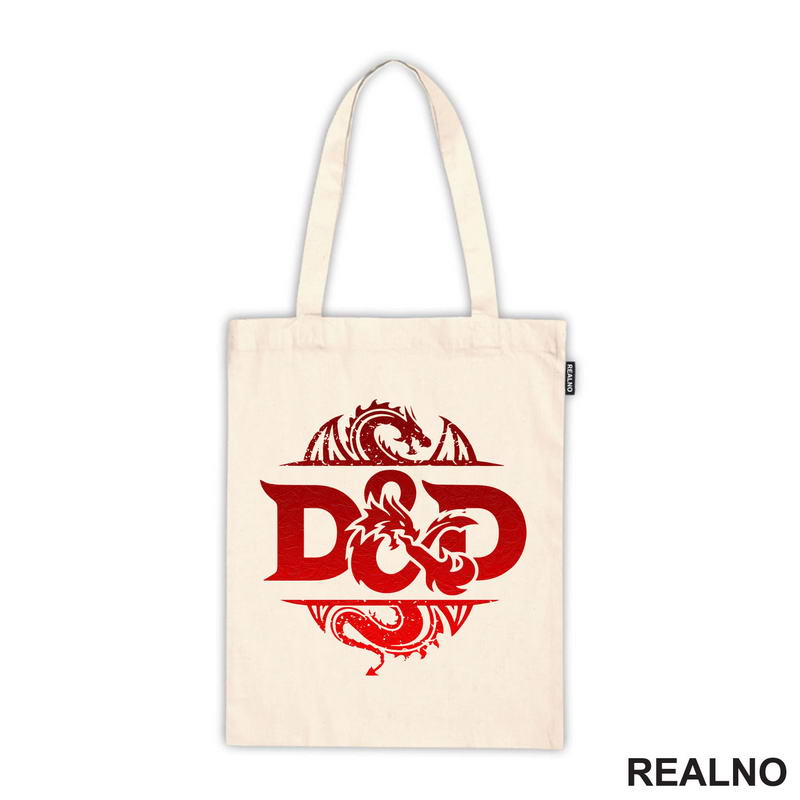 Red Logo - Texture - D&D - Dungeons And Dragons - Majica