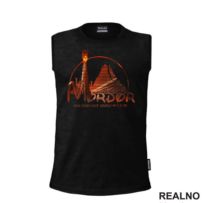 Mordor - One Does Not Simply Walk In - Colors Of - Lord Of The Rings - LOTR - Majica