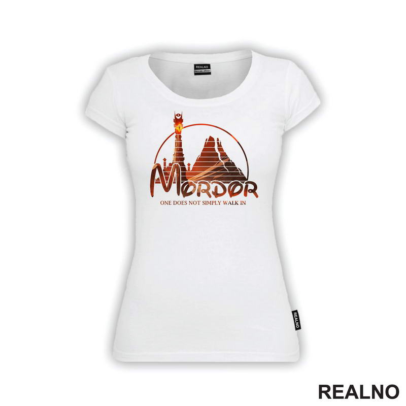 Mordor - One Does Not Simply Walk In - Colors Of - Lord Of The Rings - LOTR - Majica
