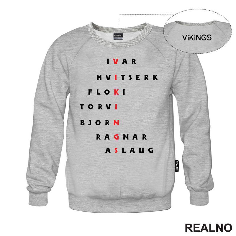 Names - Vikings - Majica
