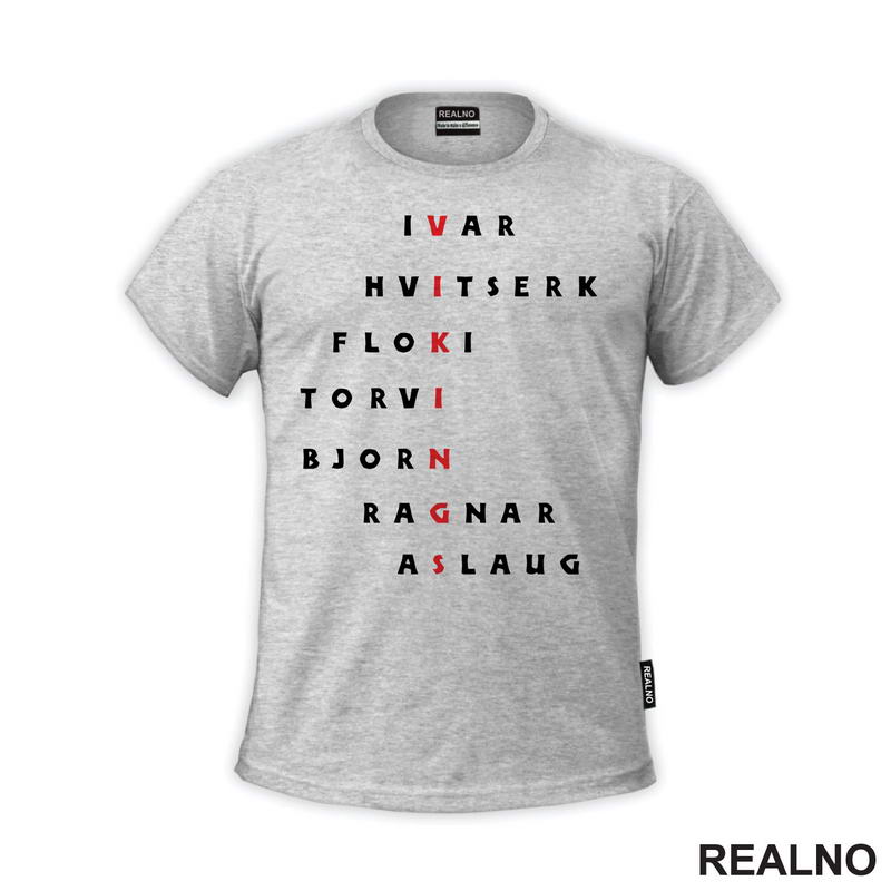 Names - Vikings - Majica