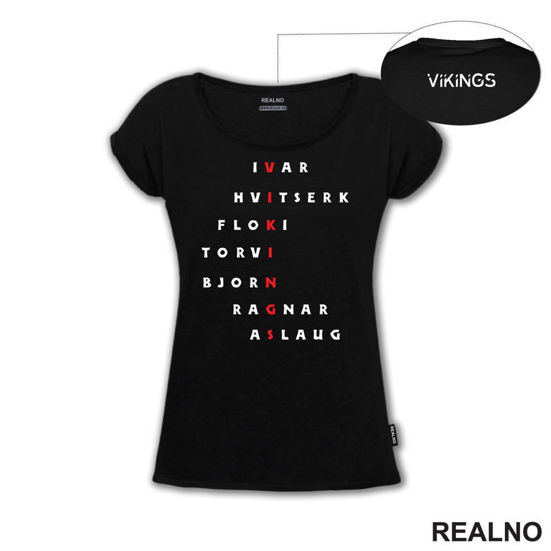 Names - Vikings - Majica