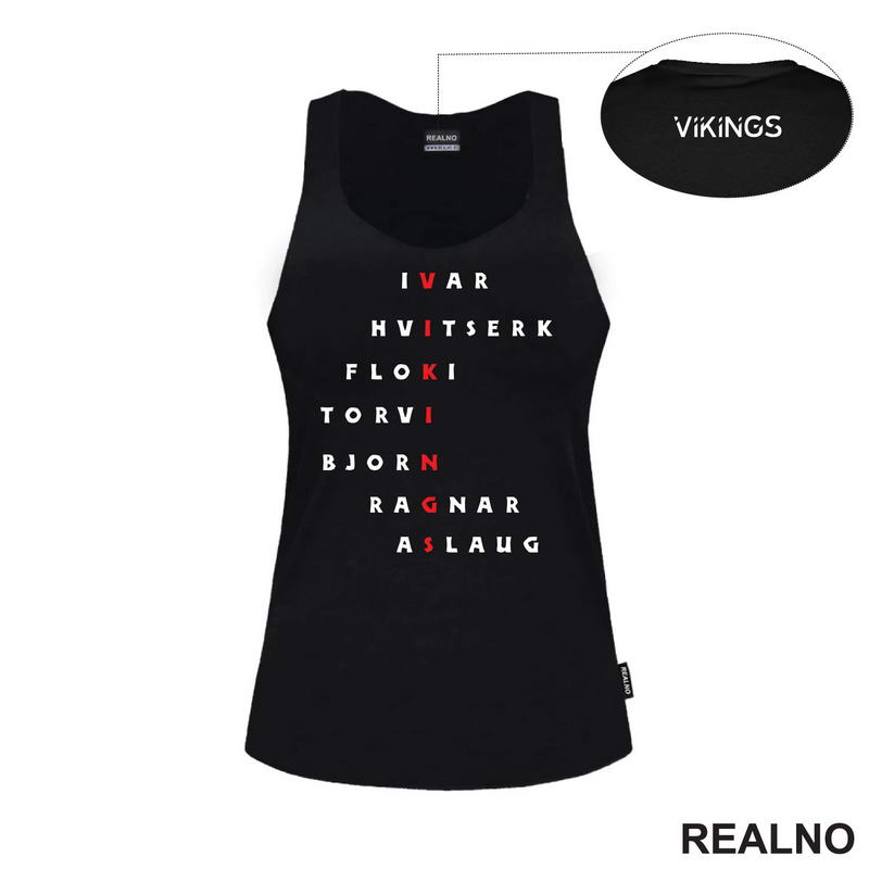 Names - Vikings - Majica