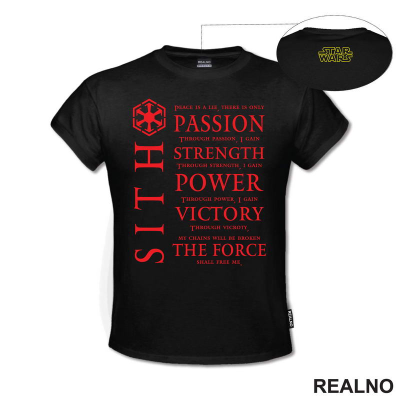 The Sith Code - Star Wars - Majica