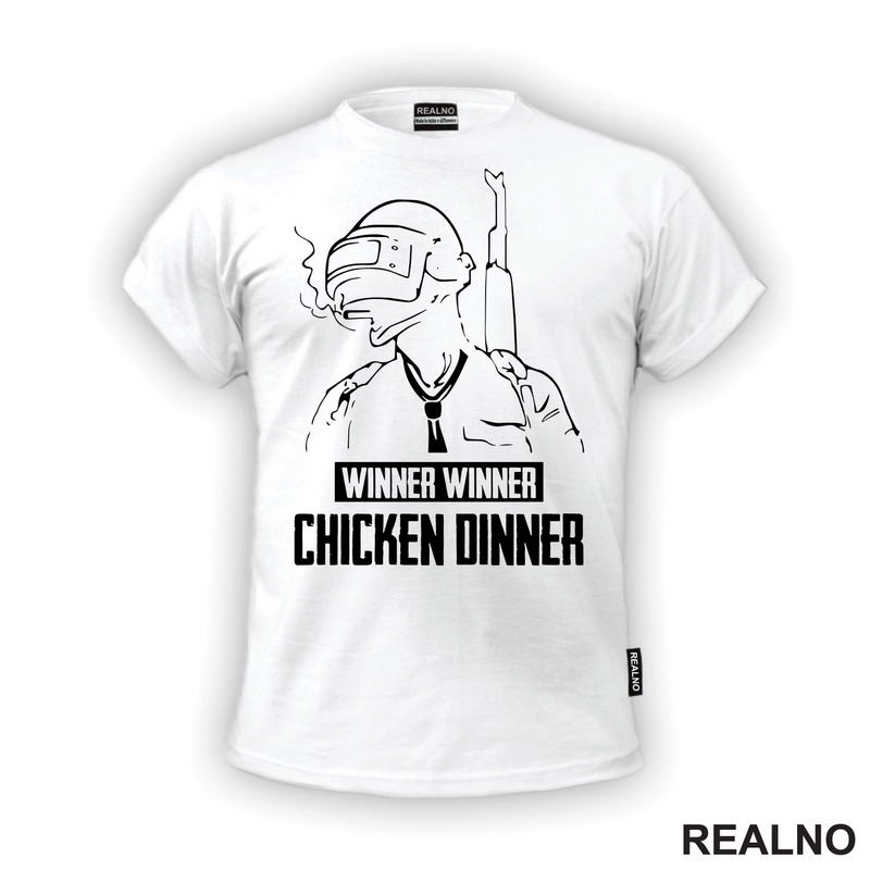 Chicken Dinner - Pubg - Games - Majica