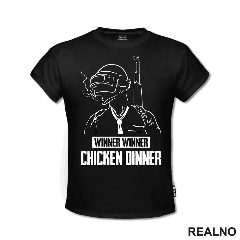 Chicken Dinner - Pubg - Games - Majica