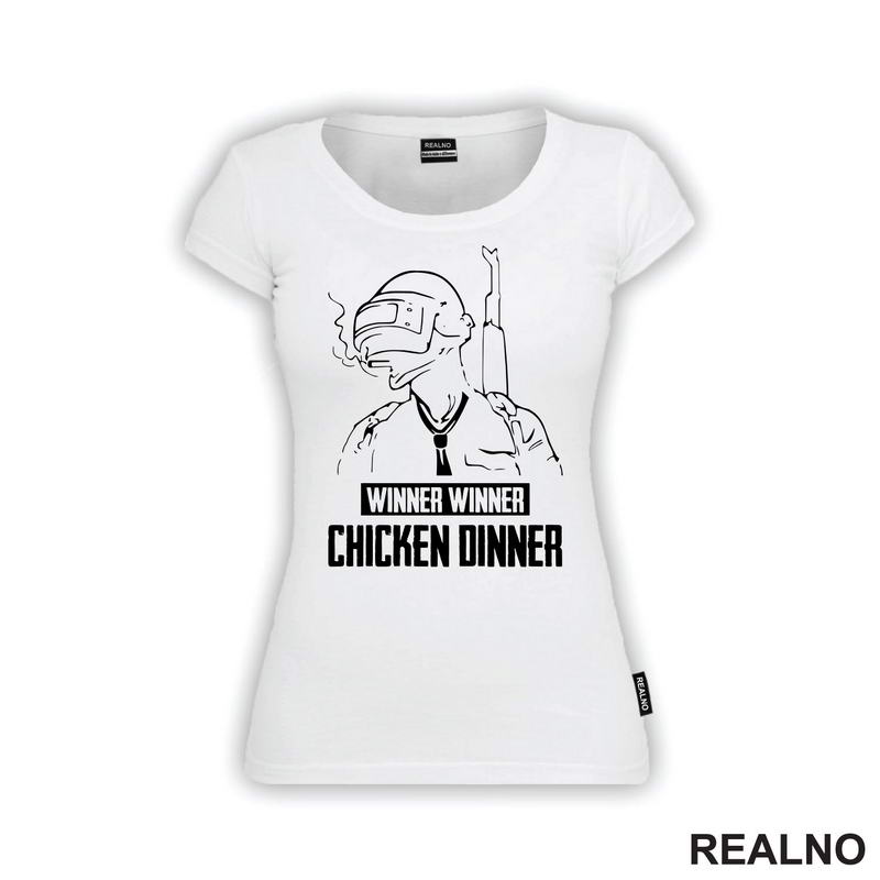 Chicken Dinner - Pubg - Games - Majica