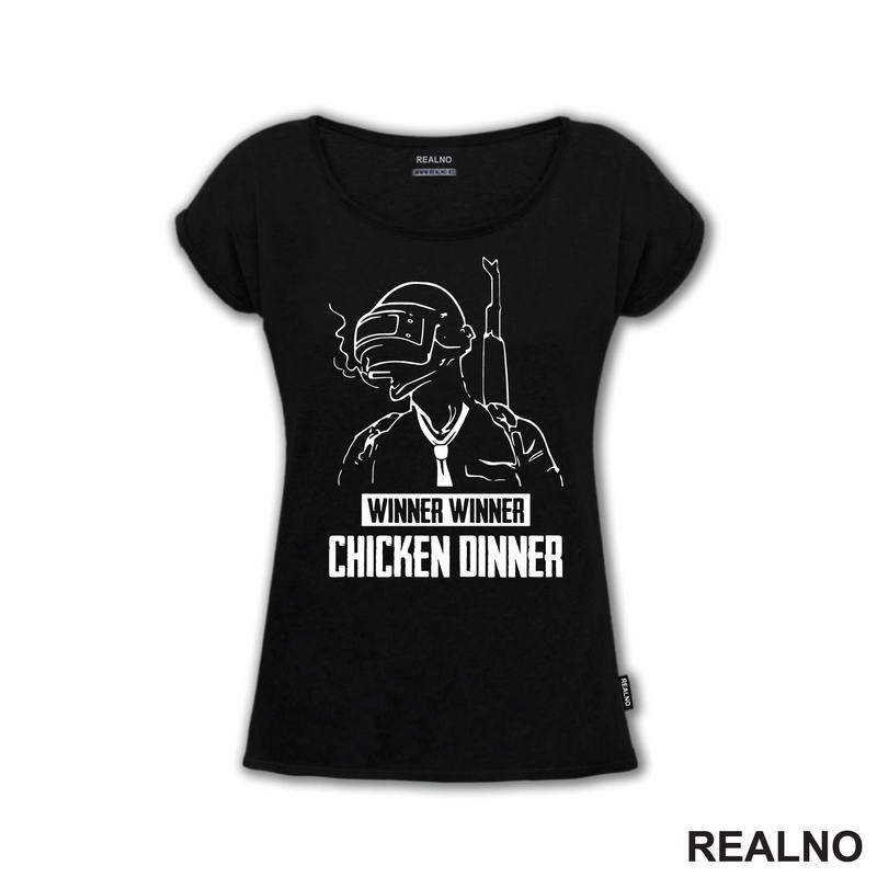 Chicken Dinner - Pubg - Games - Majica