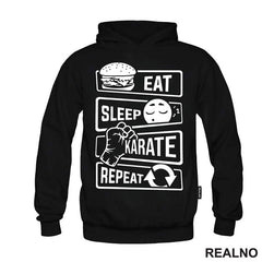 Eat, Sleep, Karate, Repeat - Majica