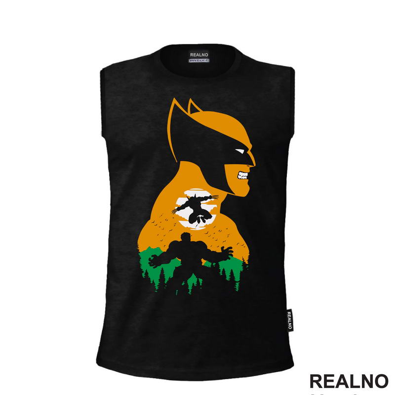 Wolverine And Hulk - Fight - Majica