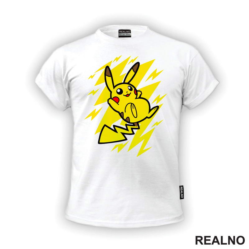 Pikaču Leži - Pokemoni - Majica