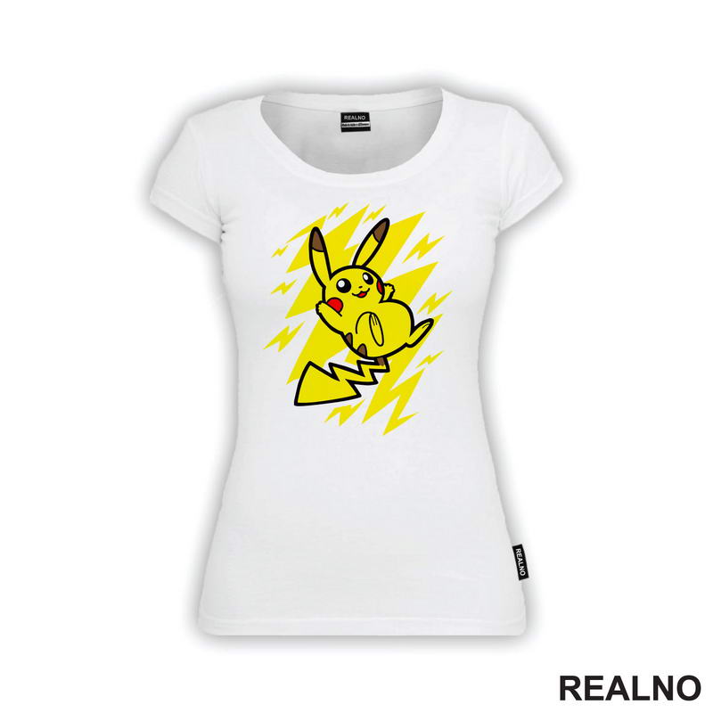 Pikaču Leži - Pokemoni - Majica