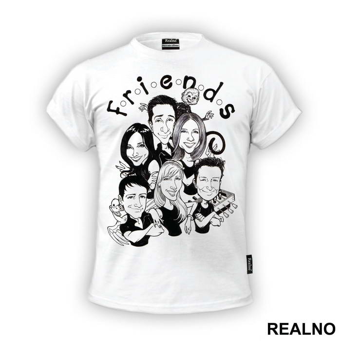 Group Illustration - Friends - Prijatelji