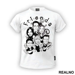 Group Illustration - Friends - Prijatelji