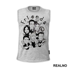 Group Illustration - Friends - Prijatelji