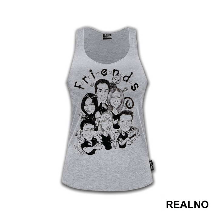 Group Illustration - Friends - Prijatelji