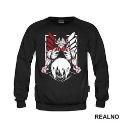 Shadows And Red Lines - Attack On Titan - Majica