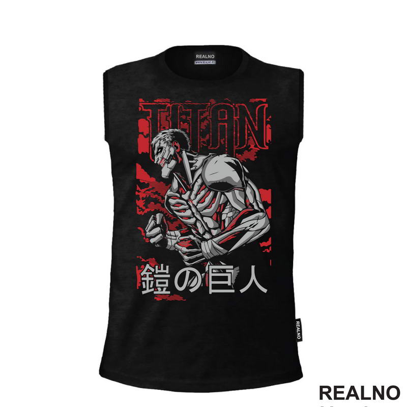 Armored - Red - Attack On Titan - Majica