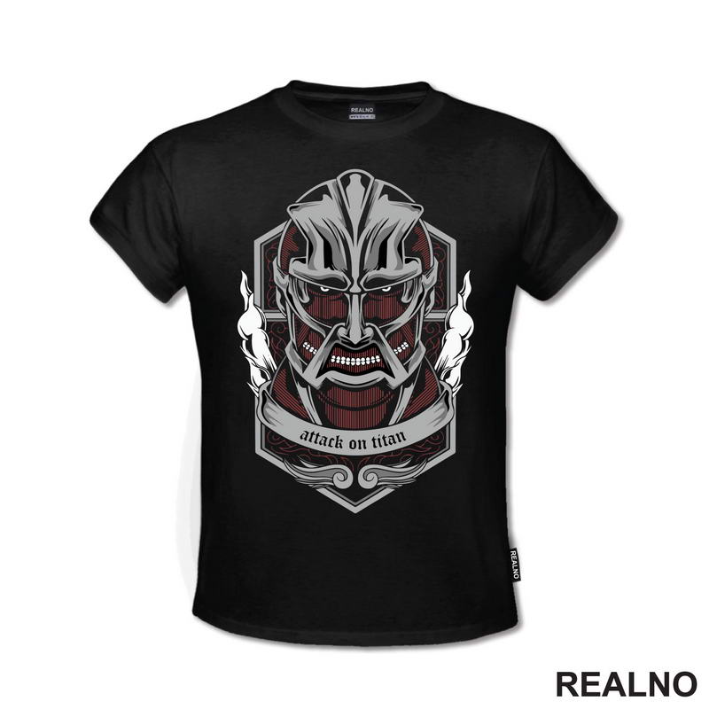 Colossal - Red And Grey - Attack On Titan - Majica
